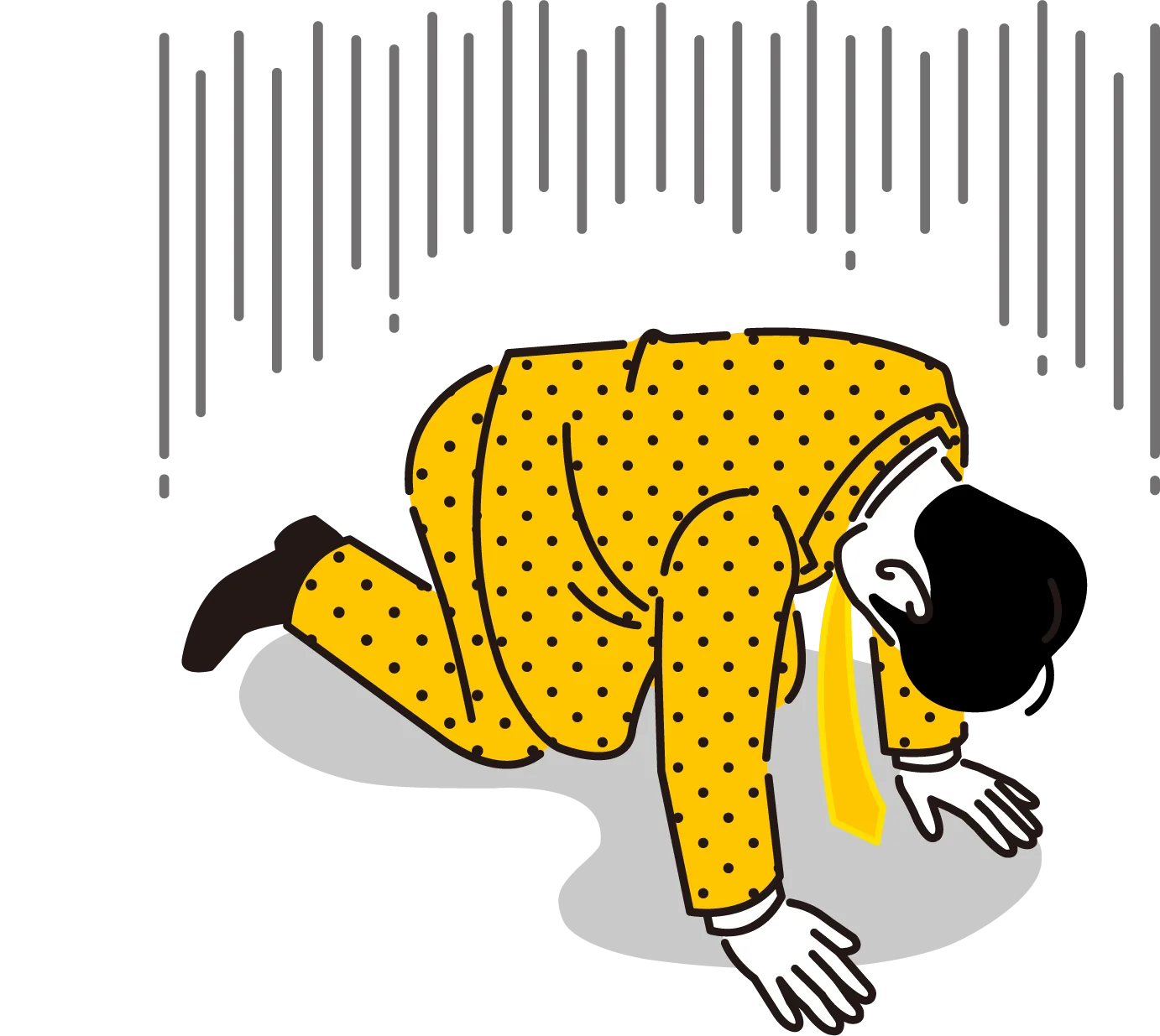 15年も待てず落胆する男性